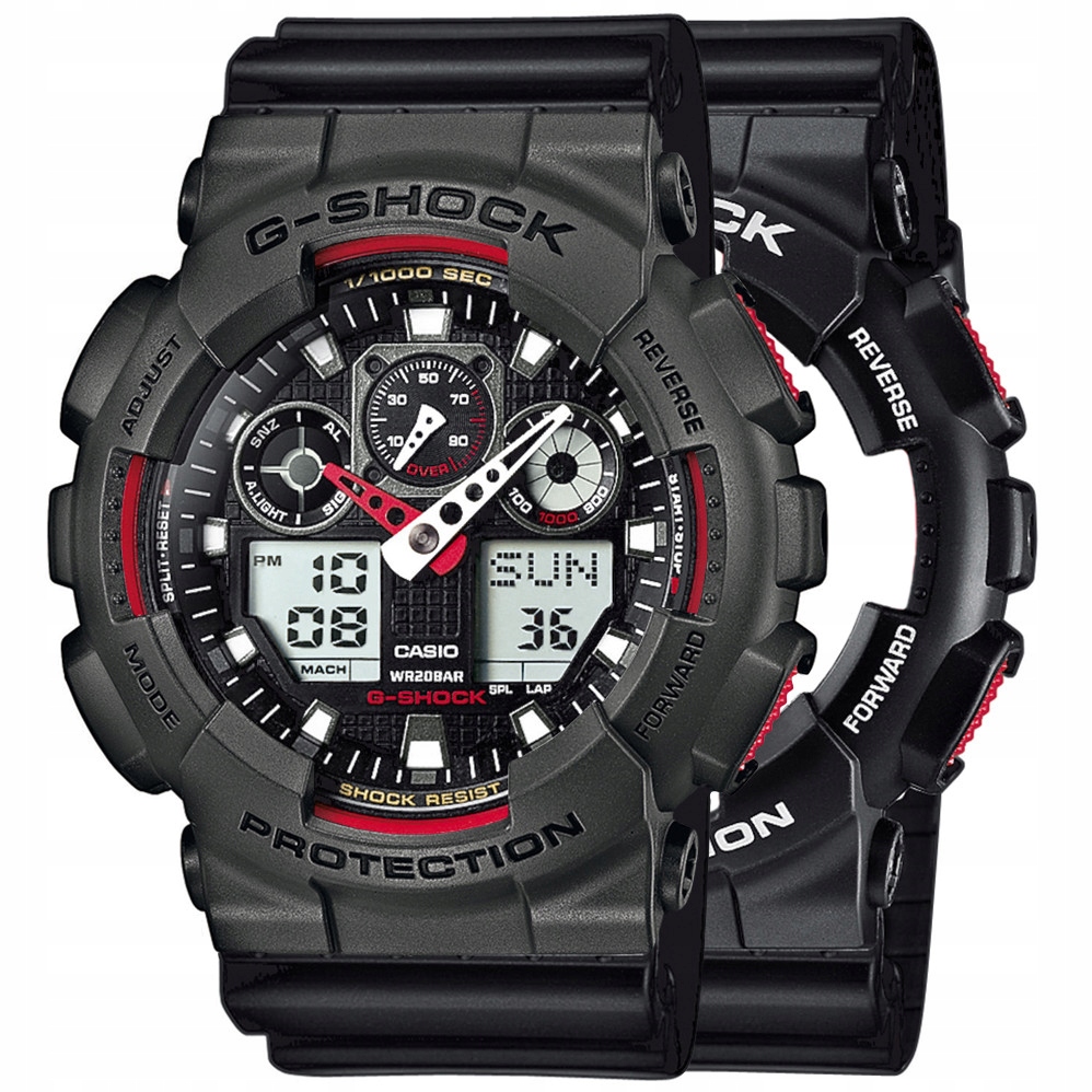 Hodinky Casio G-Shock Set GA-100-1A4ER Bezel 10467795 Pásek 10347688