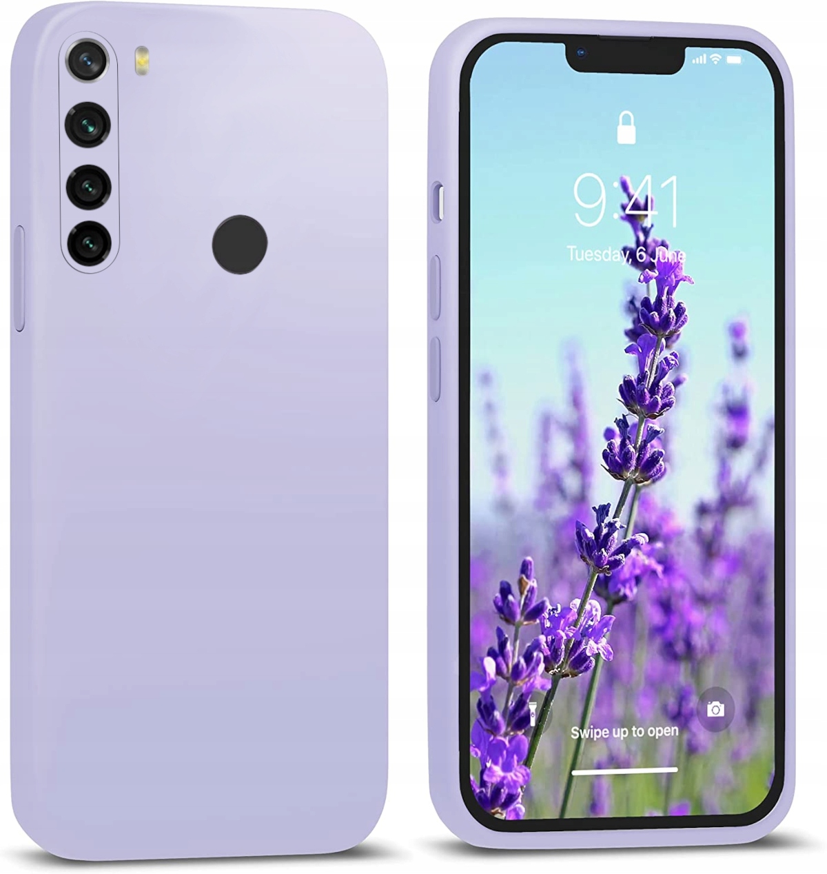 ETUI DO XIAOMI REDMI NOTE 8T SILIKON KOLOR + SZKŁO