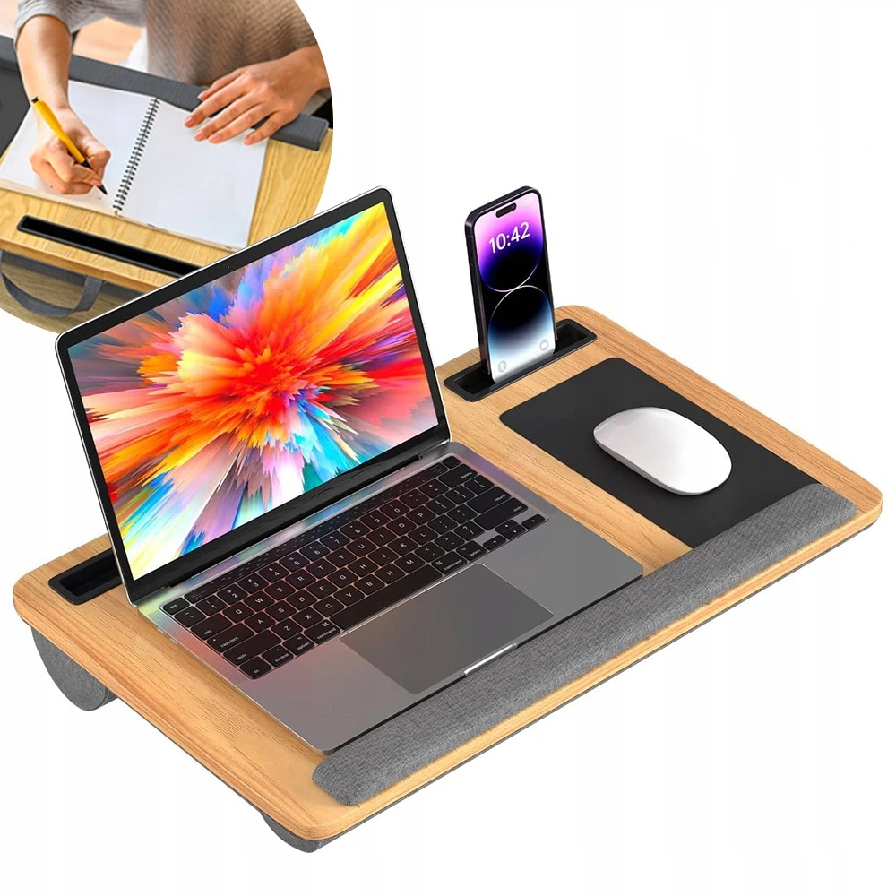 Stolik Pod Laptopa Podstawka Miękka Poduszka Rozkłada Nacisk Na Nogi