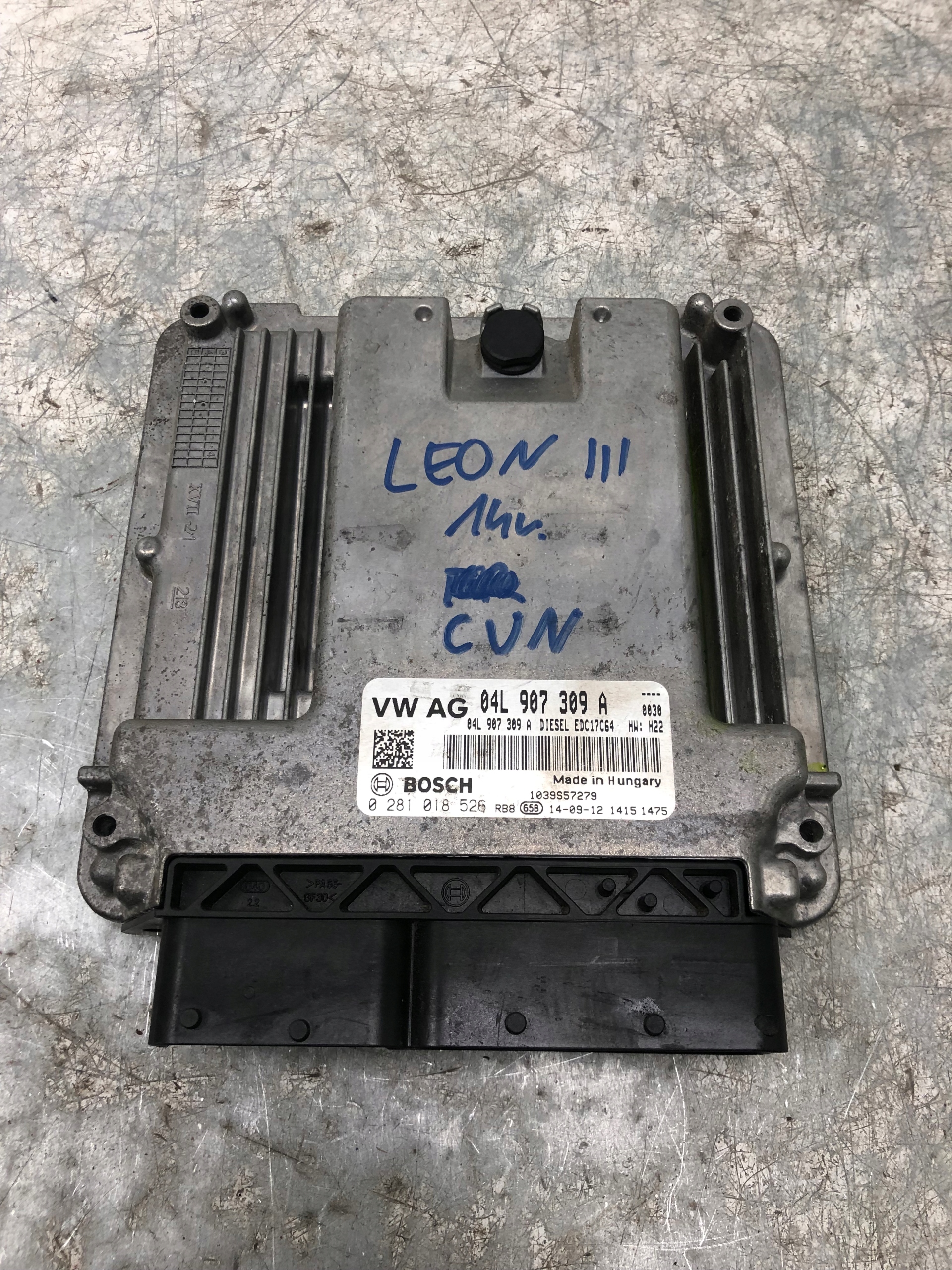 Computer DES MOTORS CUN SEAT LEON III 04L907309A