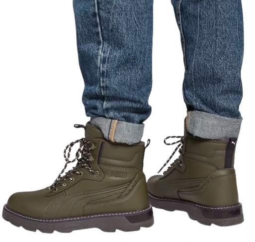 Puma Desierto Pánské Kotníkové Boty Khaki Logo 44 Žlj