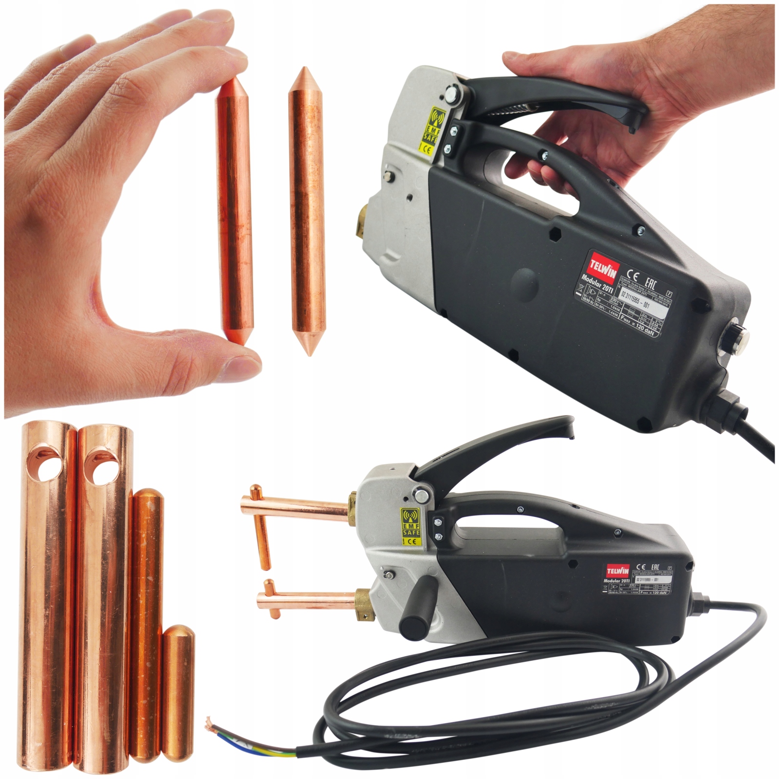 Dvoustranná svářečka Telwin Modular 20/TI 230V pro svařování plechů 20 Ti