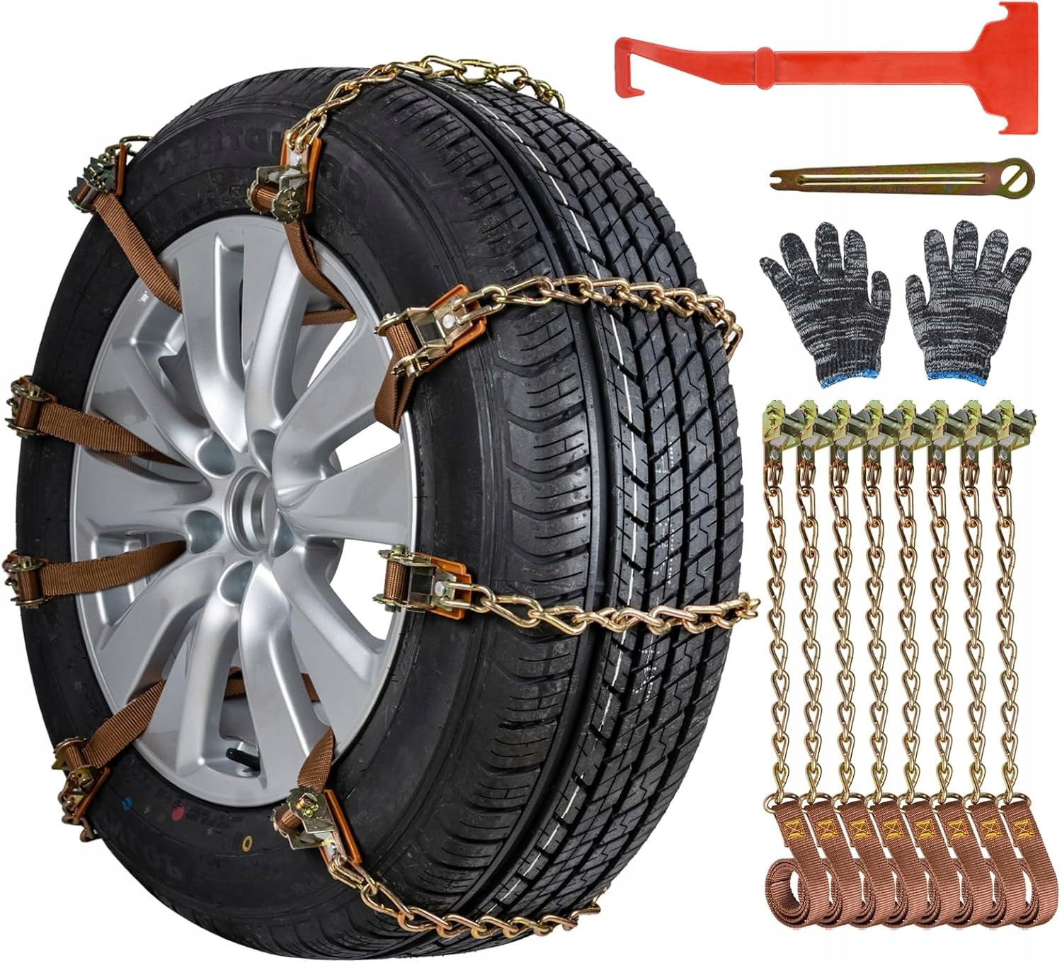 Sněhové řetězy pro dodávková vozidla 4x4, Grip 225/75R16