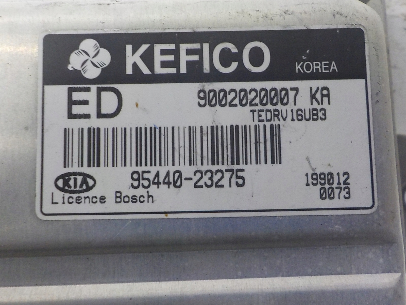 KIA CEED and computer control unit gearboxes 1.6 CRDI 95440-23275 9002020007 KA