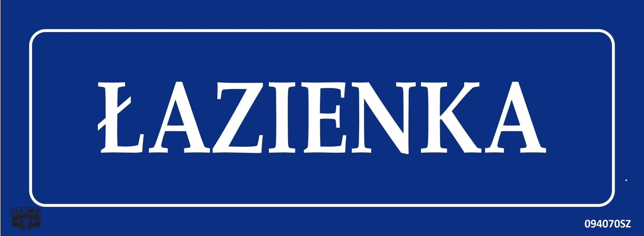 TABLICA TABLICZKA INFORMACYJNA "ŁAZIENKA''
