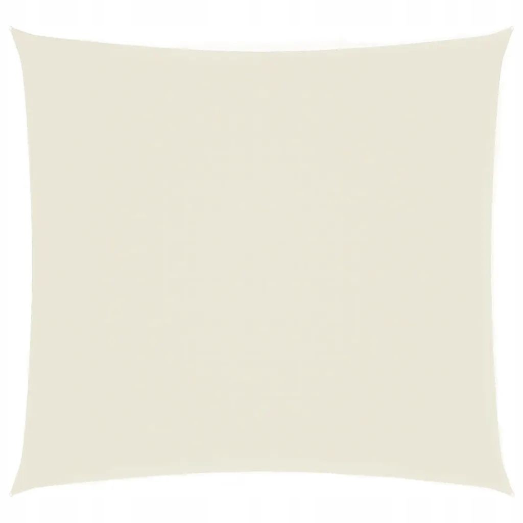 Sluneční plachta čtvercová 4,5 x 4,5 m, krémová s Pu povlakem