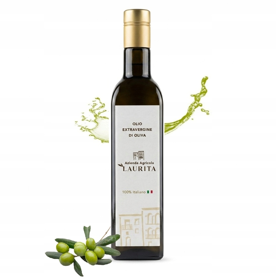 Italský extra panenský olivový olej Laurita 750 ml Bohatý na polyfenoly, Svěží