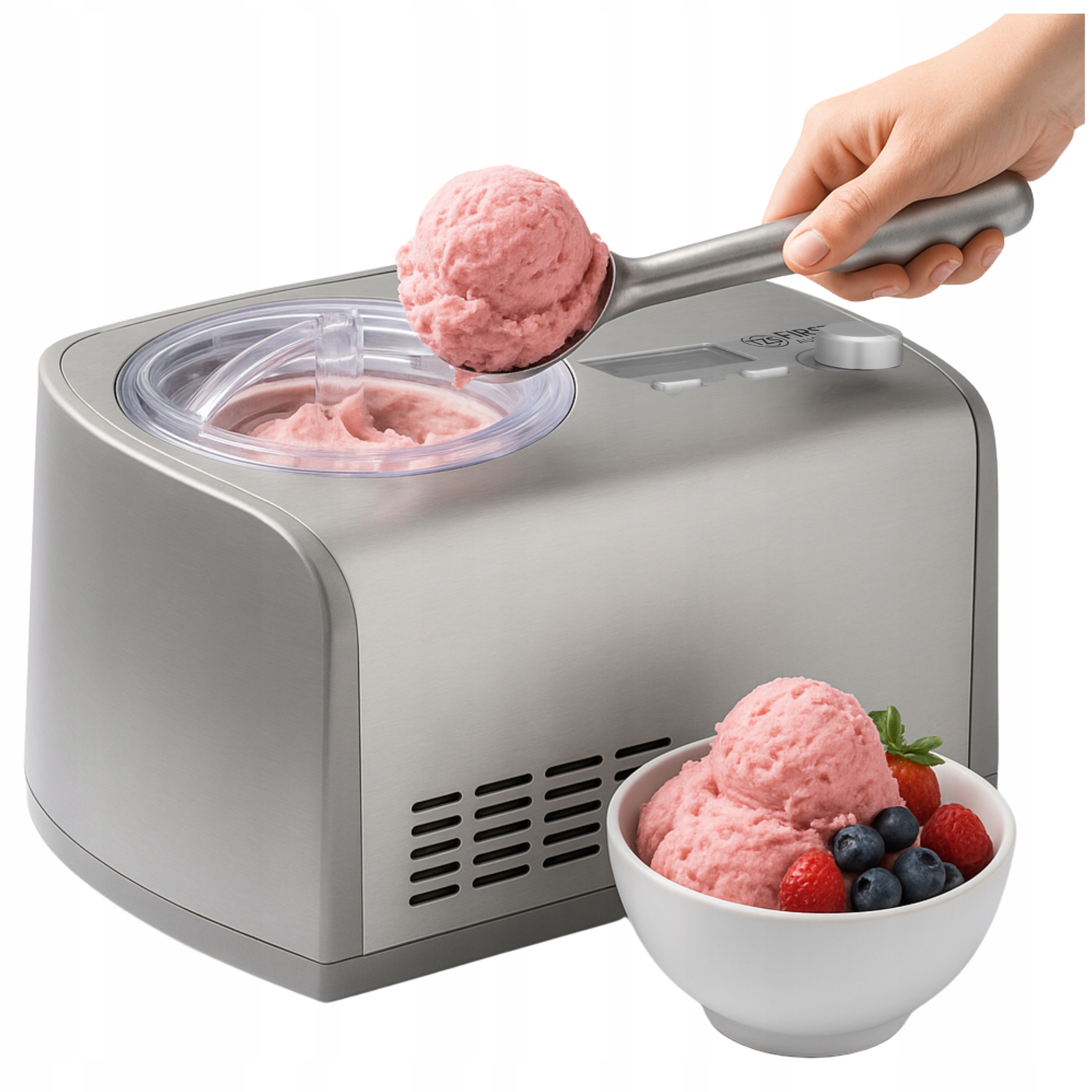 Stroj na výrobu zmrzliny automat 1 l zmrzliny za 30 minút jogurty sorbety 135 W