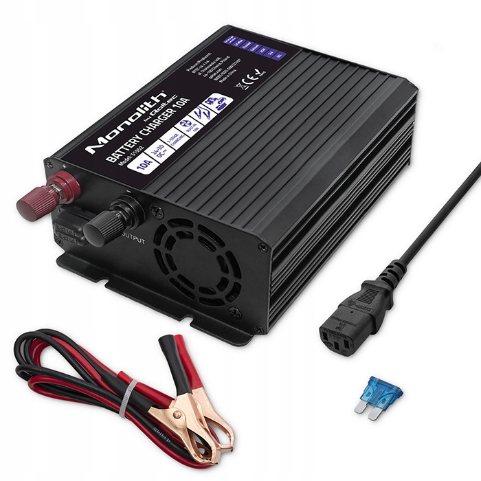 Inteligentná nabíjačka 24V 10A pre batérie LiFePO4 Agm Gel Sla Qoltec