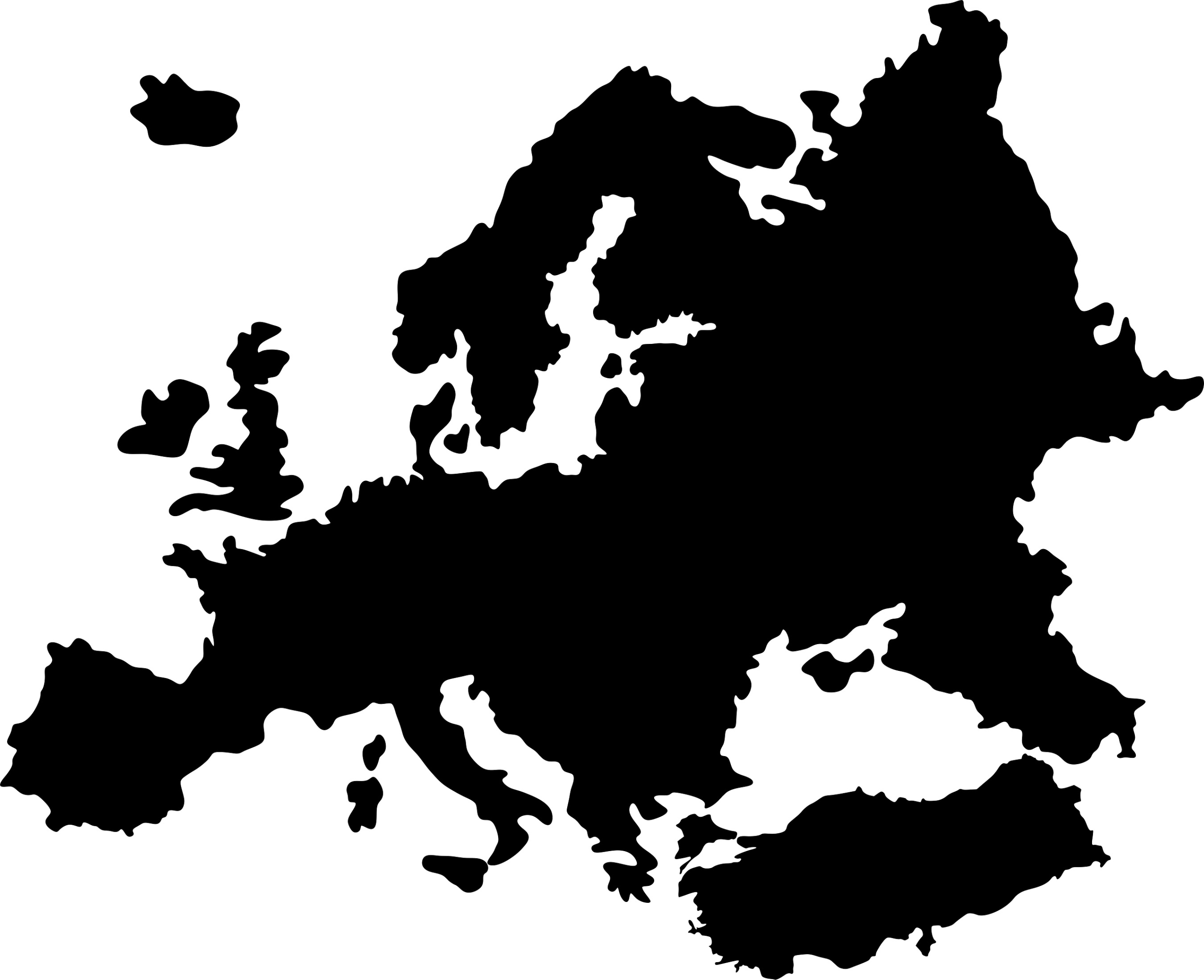 Kovová magnetická mapa Europa 120 cm Turecko 43 cm