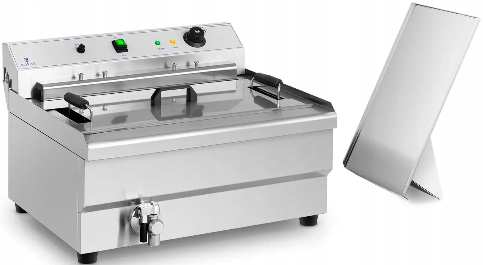 Frytownica smażalnik do pączków 30L 9kW Royal Catering RCBG-30STHB 10011174