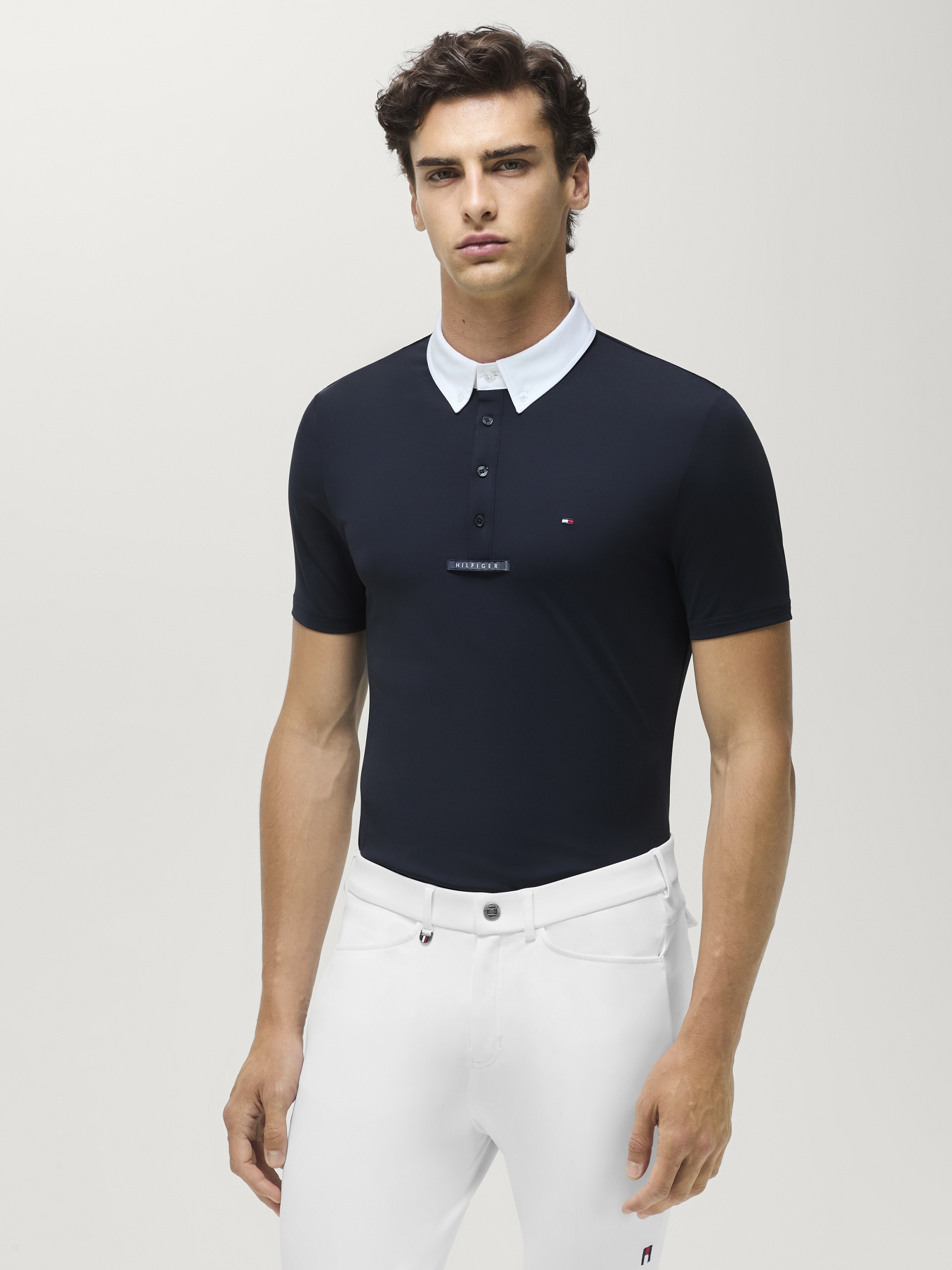 Tommy Hilfiger, Męska koszulka konkursowa Alex, Desert Sky L