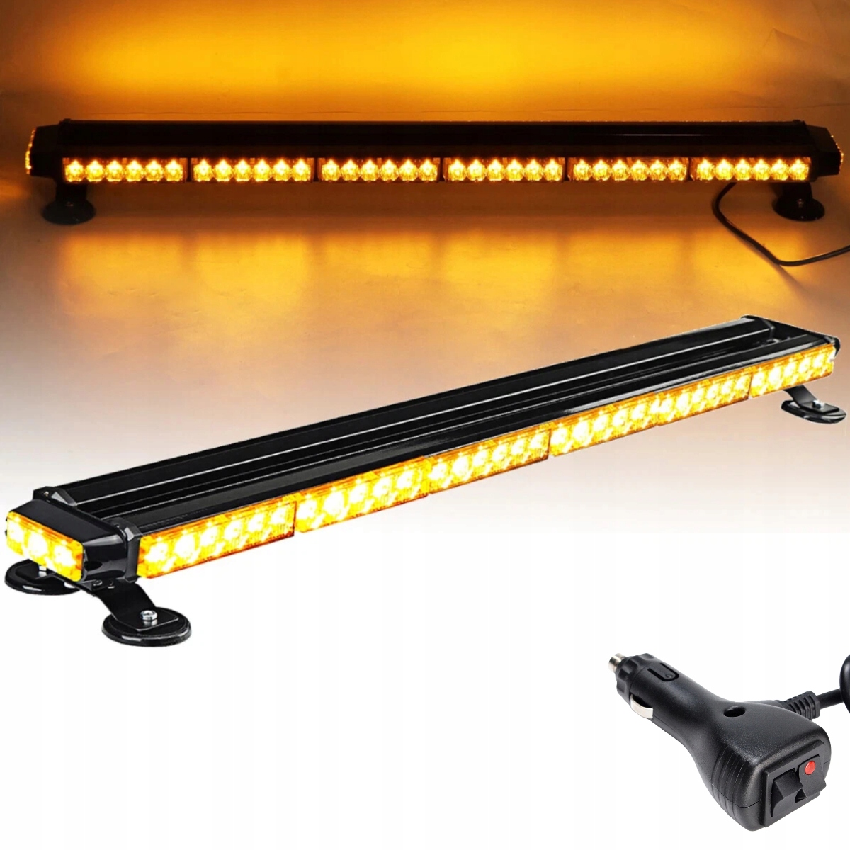 Výstražný Nosník Stroboskop Led Magnet 95 CM Kohout Silniční Lampa