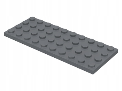 

Lego Płytka 4x10 szara ciemna 3030 5szt