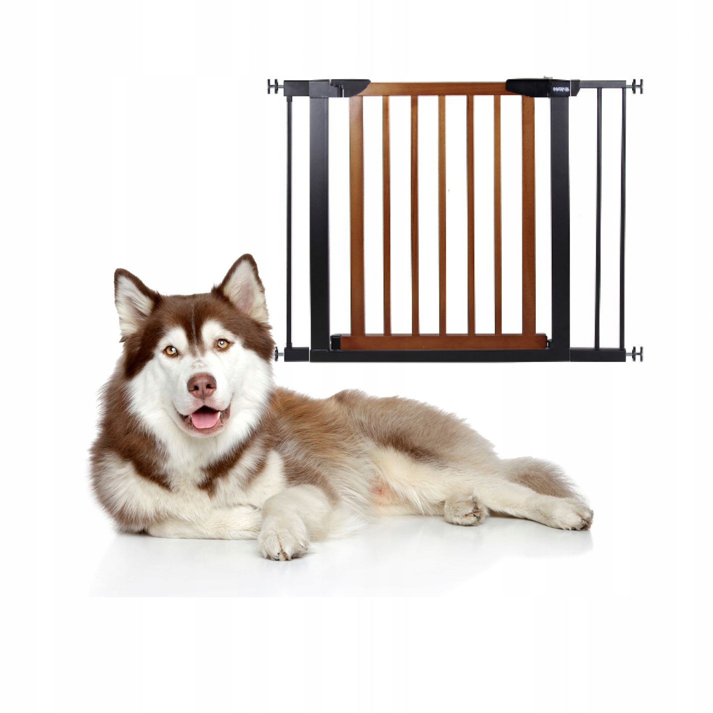 BRAMKA BARIERKA OCHRONNA ZABEZPIECZAJĄCA PSA BEZ WIERCENIA ROZPOROWA