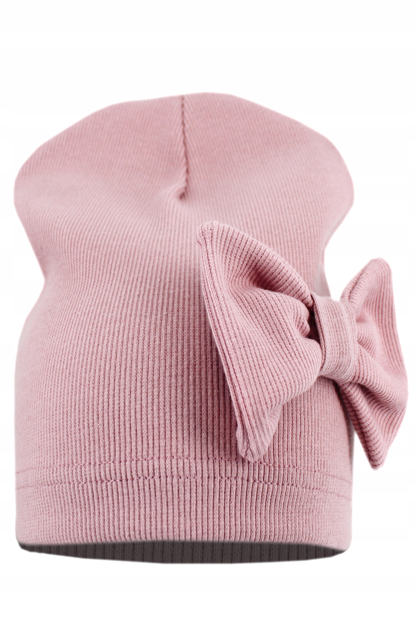 CZAPKA DZIECIĘCA JEDNOWARSTWOWA WIOSENNA Z KOKARDĄ Marka Black Di