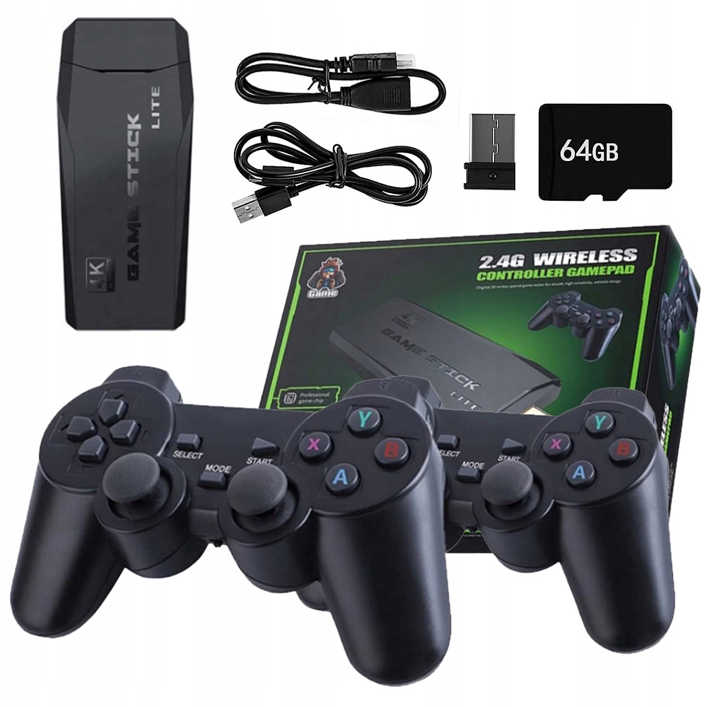 Gra 4K Telewizyjna Konsola RETRO+2 PADY+15000 Gr