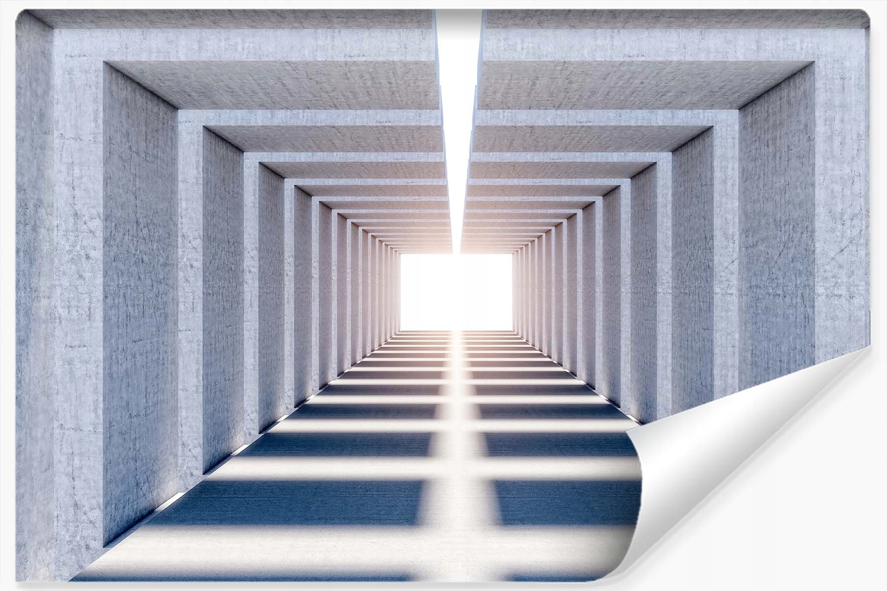 Fototapeta Abstraktní Betonový tunel 3D 315x210