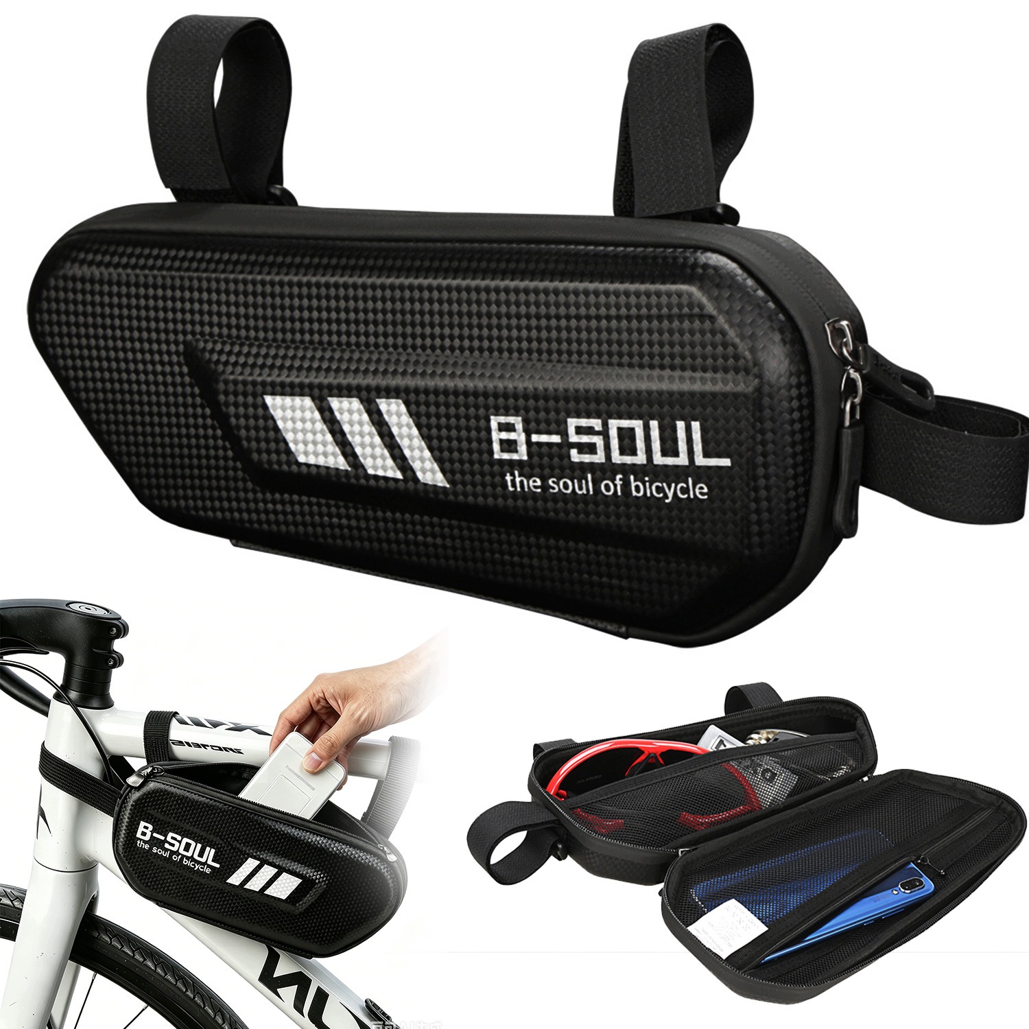 Sakwa Rowerowa Torba Pod Rame Na Rower Saszetka Wodoodporna Trwały 1szt