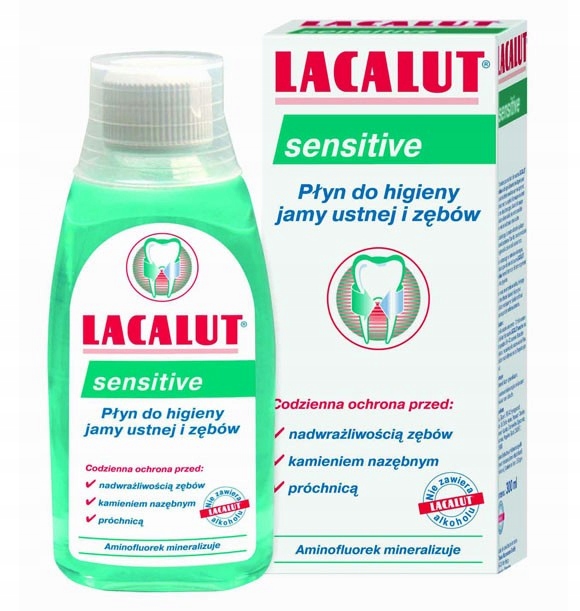 Lacalut Ústna voda ust Sensitive 300ml