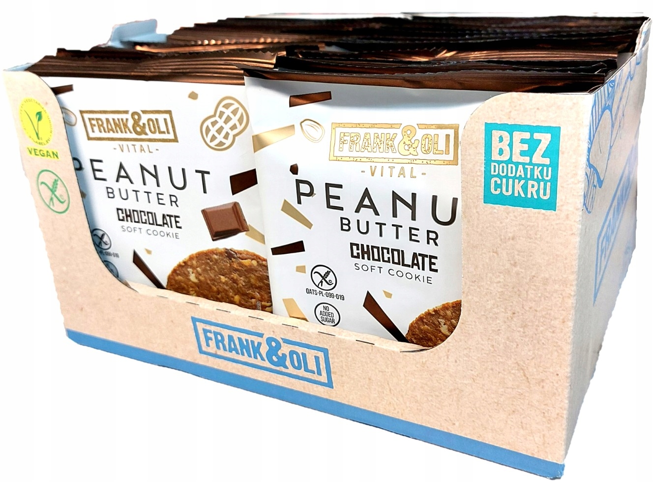 24 x Frank&oli Peanut Butter Chocolate arašídová pasta s čokoládou