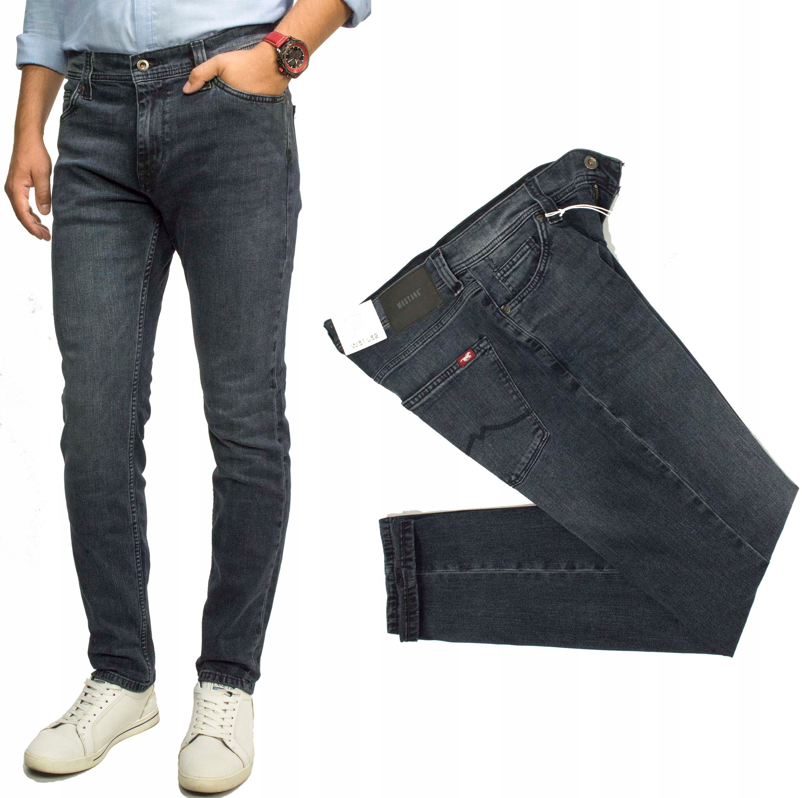 Mustang Boston 682 męskie spodnie jeansy Slim W34 L34