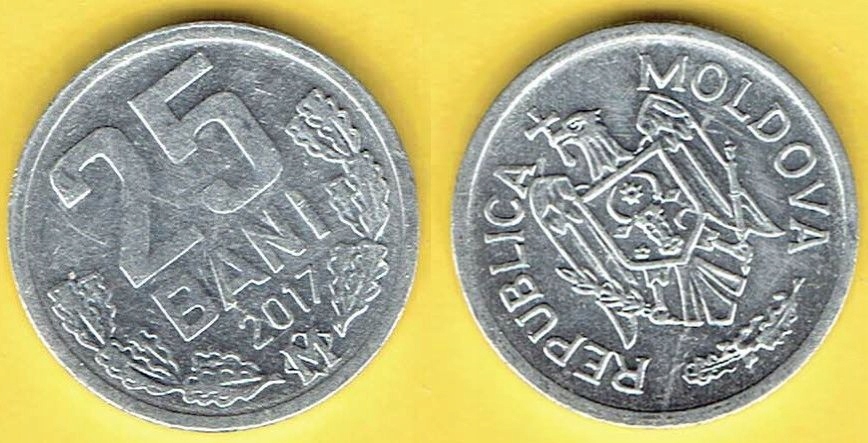MOŁDAWIA 25 Bani 2017 r.
