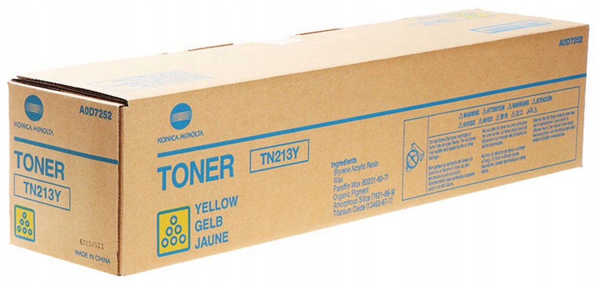 Toner Konica Minolta A0D7252 TN213Y Yellow Originál