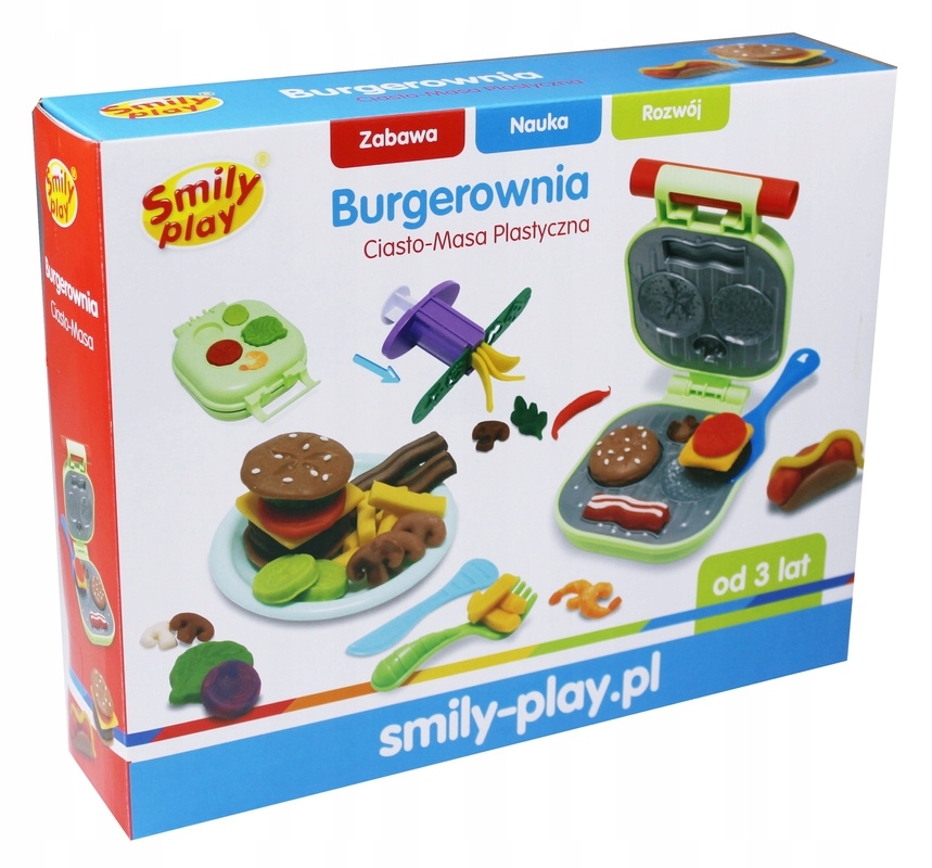 

Smily Play, Ciasto-Masa Plastyczna Burgerownia