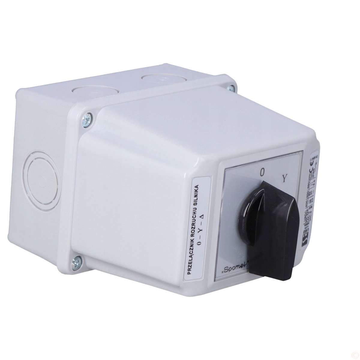 Łącznik Krzywkowy 63A Przełącznik rozruchowy trójfazowy 0,Y,A obudowa OB3