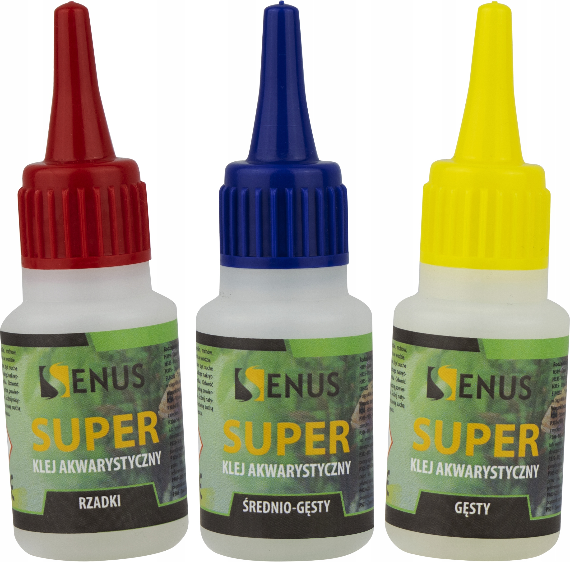 

Klej akwarystyczny Senus Rzadki Średni Gęsty 20g