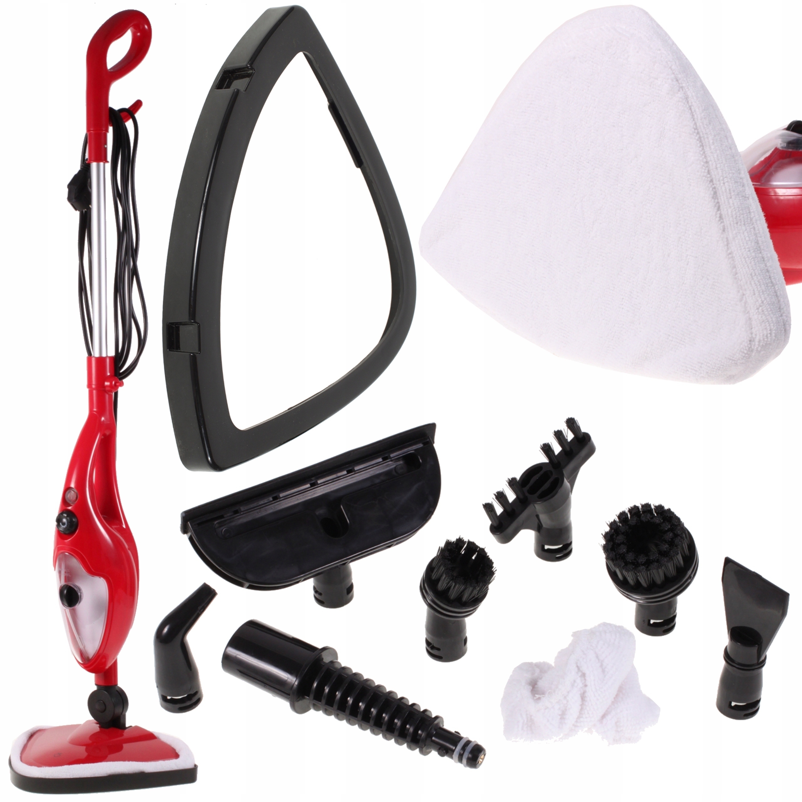 

Mop Parowy Myjka parowa Czyścik 11 końcówek 1300W