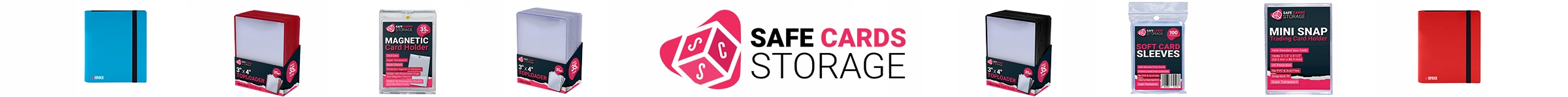 Mini Snap Card Holder na Karty Ultra Clear Pudełko Rodzaj pudełko