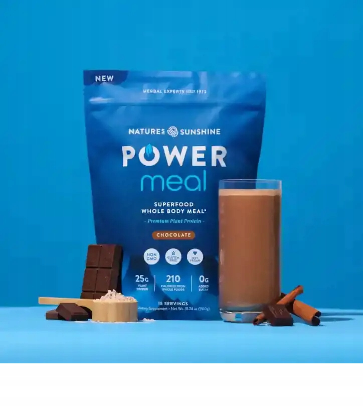 Nature's Sunshine Power Meal Vanilka – veganské proteinové jídlo