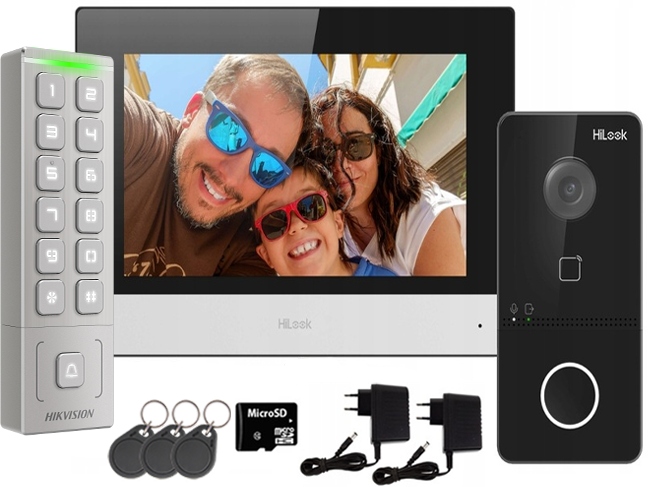 WiFi videodomofon Ip-vis-slim Full Hd Apka šifrovač HiLook od Hikvision