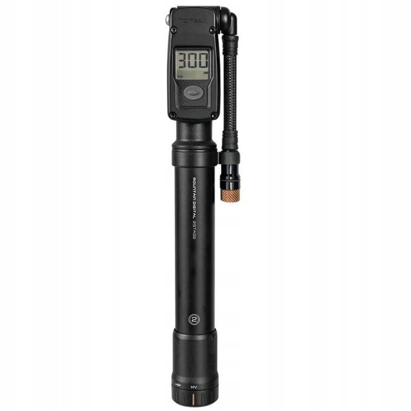 Topeak Pumpa Mountain Digital 2stage na tlumiče
