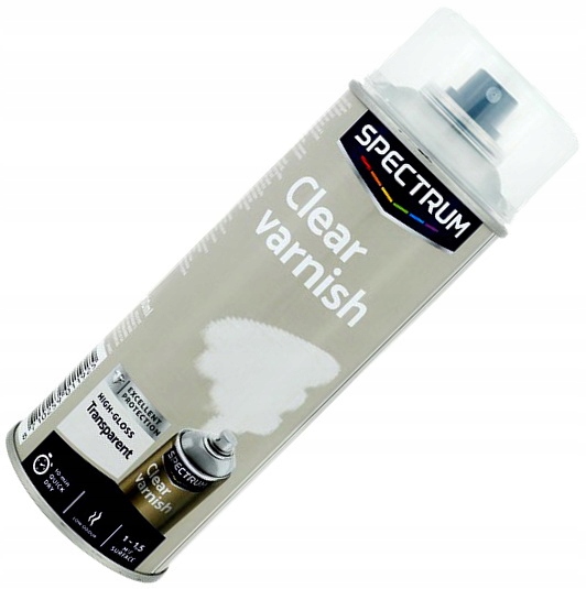 AKRYLOWY 400ML LAKIER W SPRAYU BEZBARWNY POŁYSK Producent Spectrum