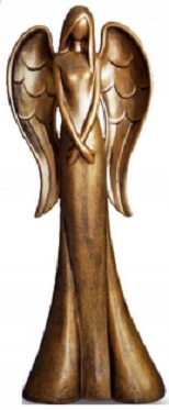 

Figurka Anioł Anioła Ceramiczny Złoty Ozdoba