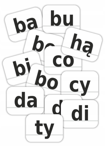 

Sylaby otwarte (165 sylab 60x45mm)