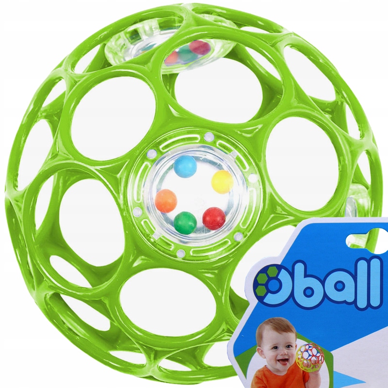 BRIGHT STARTS - OBALL PIŁKA PIŁECZKA GRZECHOTKA