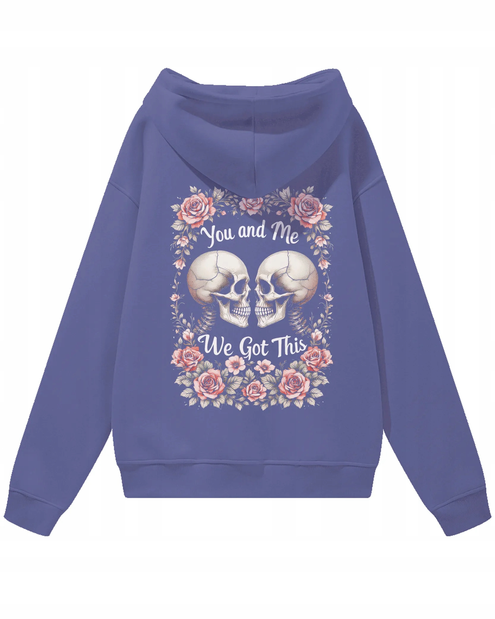 Ty a já, We Got This Love, fialová volná mikina s Oversize mikina s kapucí M