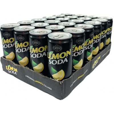 Lemon Soda svařák 24x330 ml perlivá italská limonáda Fondi Di Crodo