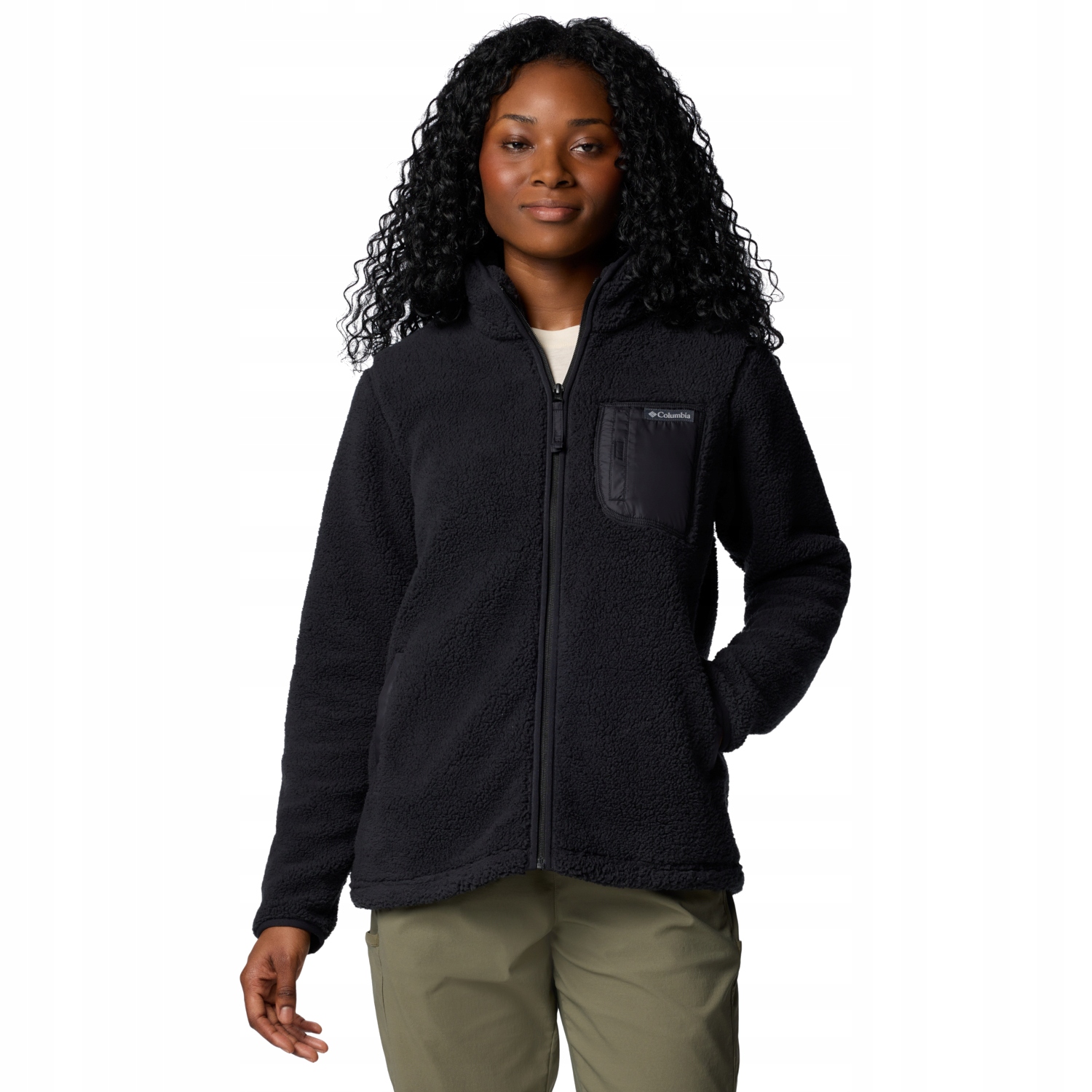 Columbia West Bend Full Zip II [L] Polar Dámský Polyester Černý