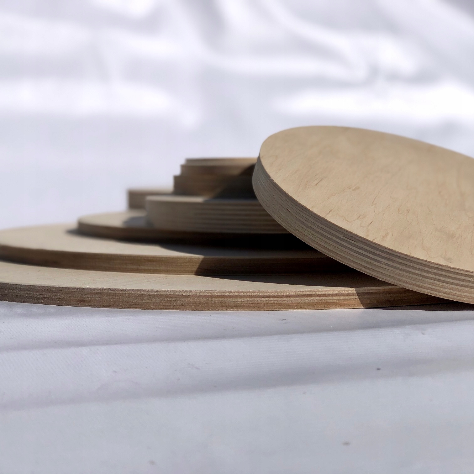 Koło kółko drewniane fi 10 cm 10 mm PRODUCENT DIY Grubość 10 mm