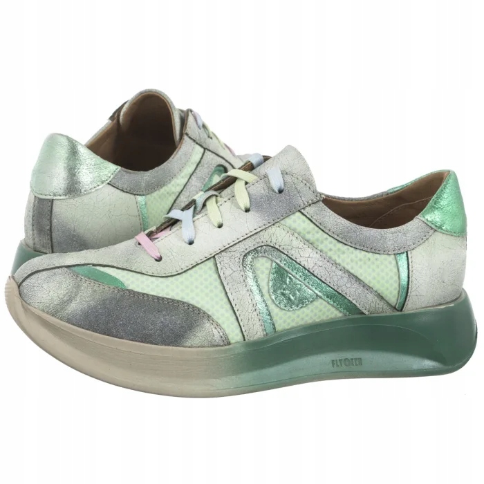 Dámské kožené tenisky Maciejka zelené 06781-19/00-1