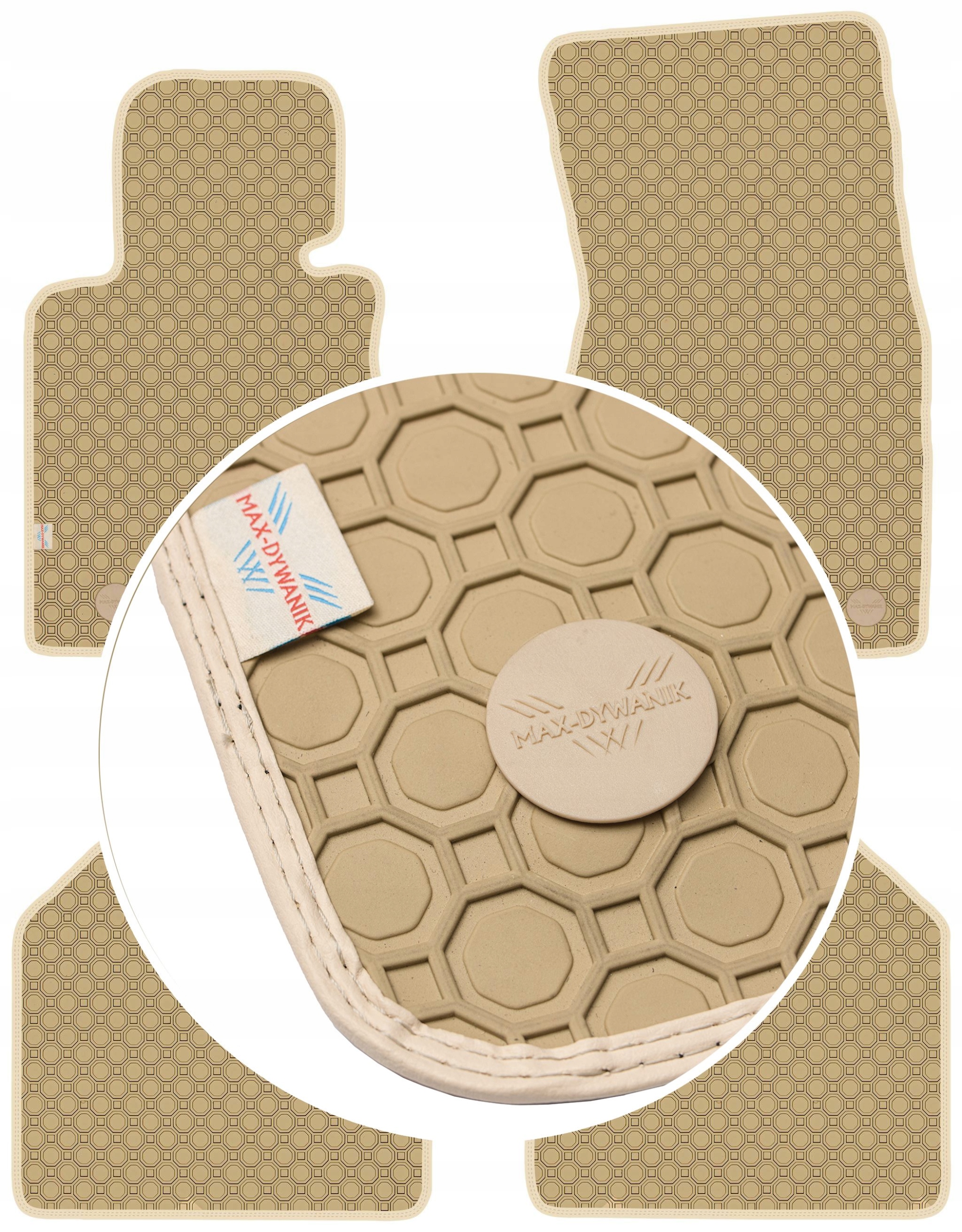 Bmw 7 E66 Long 2001-2008 Koberce Béžové