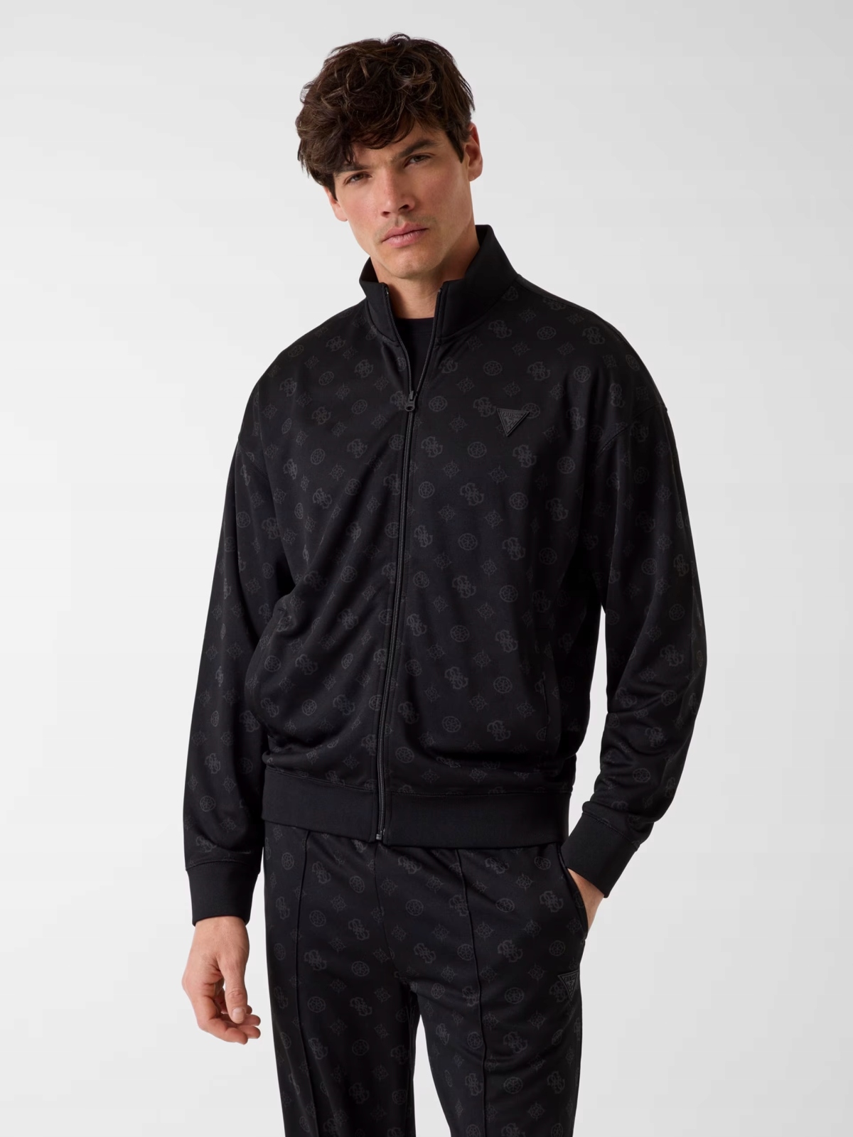 Pánská mikina Guess ovidio full zip sweatshirt