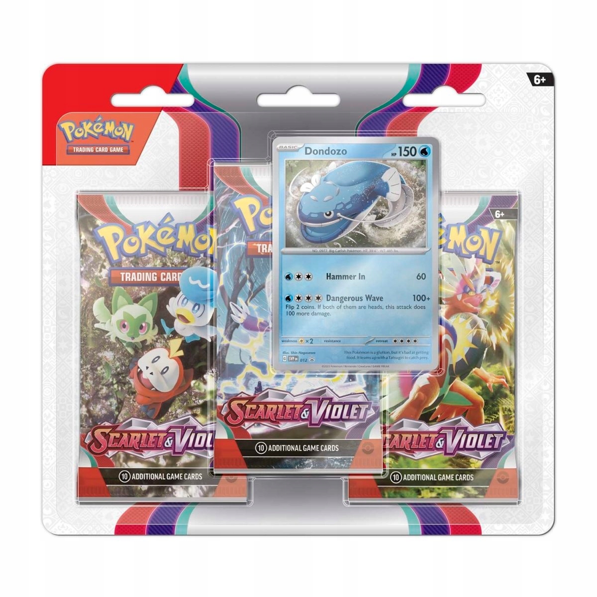 

Pokémon Tcg: Scarlet & Violet 3-pack Dondozo