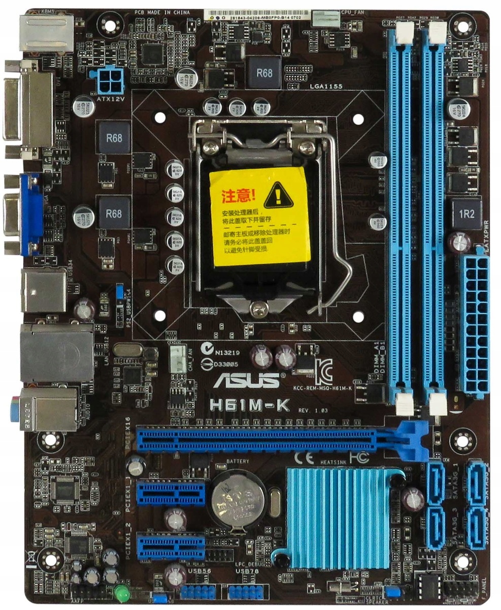 Asus H61M-K Rev. 1.03 str. 1155 DDR3 mATX