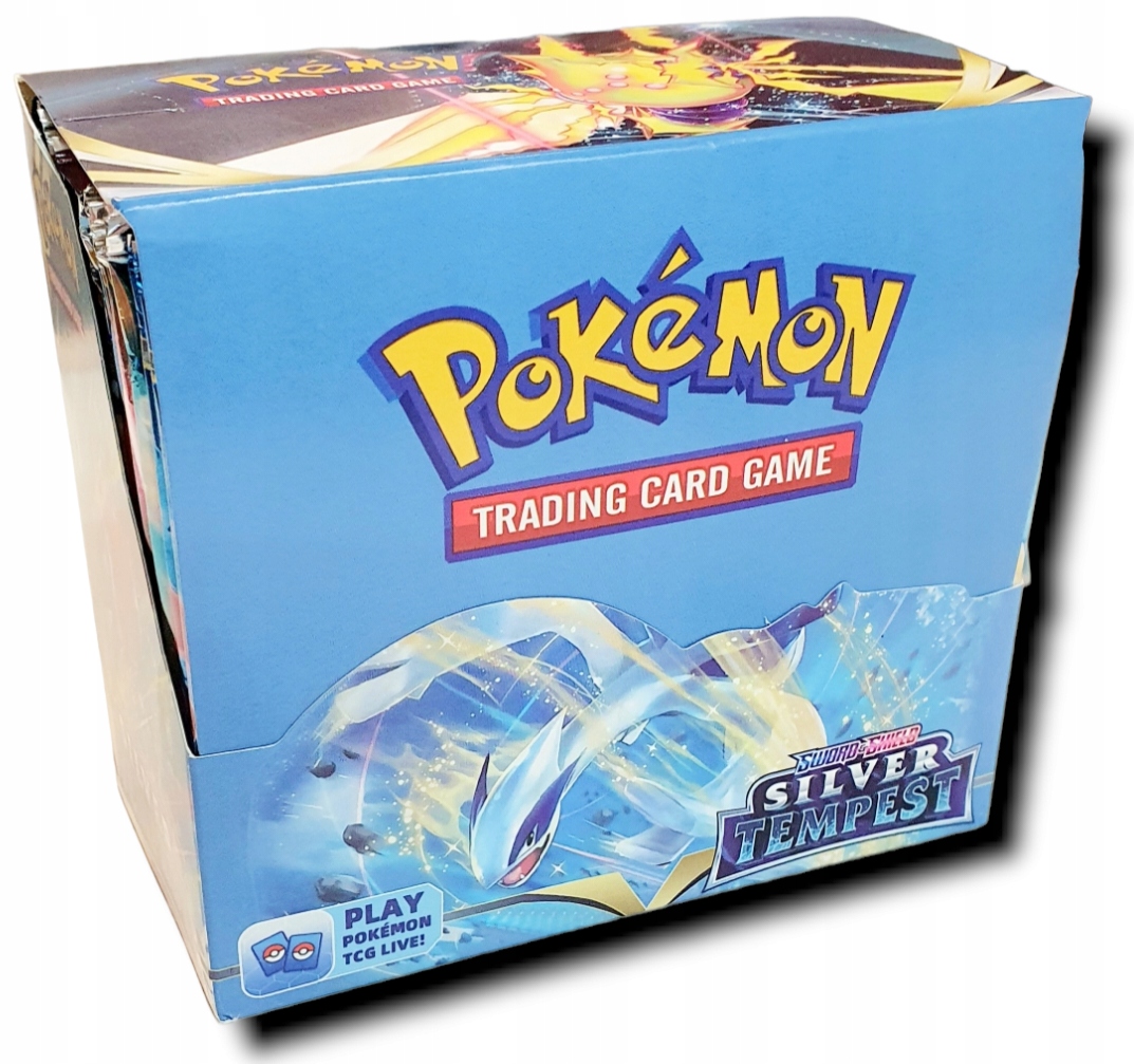 

karty pokemon Tempes Sword&shield Box 360 kart